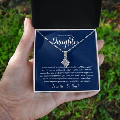 To My Amazing Daughter | Alluring Beauty necklace